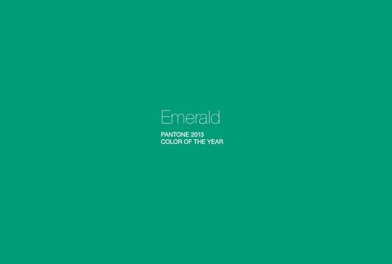 Pantone 2013 Color of the Year Emerald