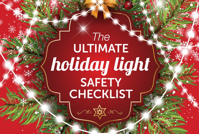 Holiday lights safety checklist