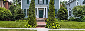 Community view of the Kenwood neighborhood of Minneapolis, Minnesota