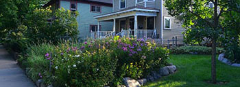 Community view of the Logan Park neighborhood of Minneapolis, Minnesota