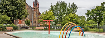 Phillips park splash pad