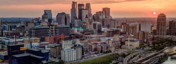 Community view of the Downtown East neighborhood of Minneapolis, Minnesota