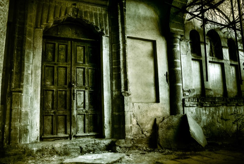 Door of Haunted House