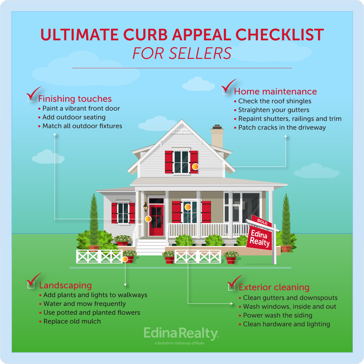 Ultimate curb appeal checklist for sellers