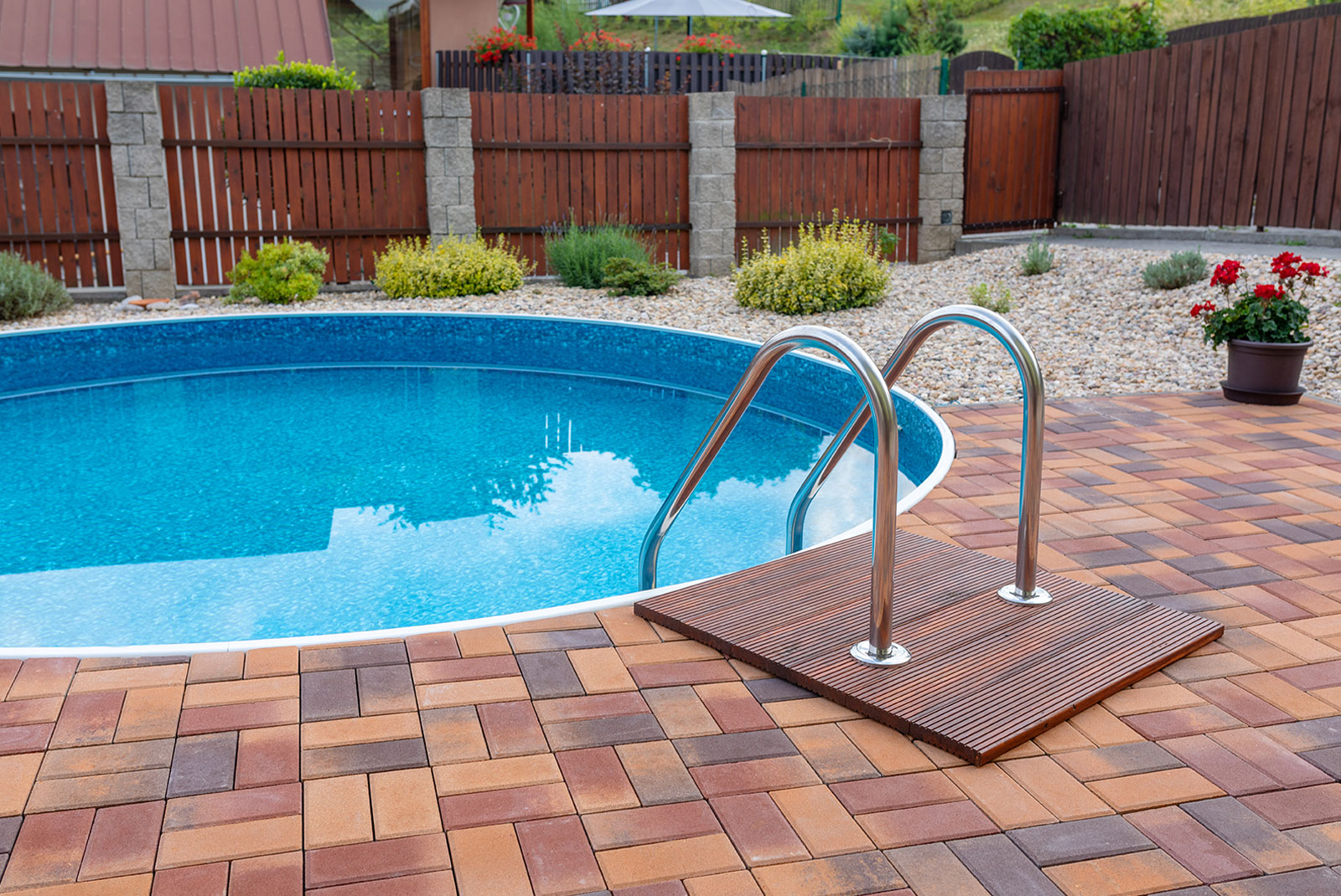 Backyard pool