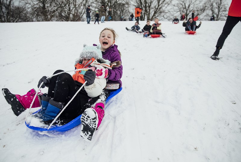 Sledding