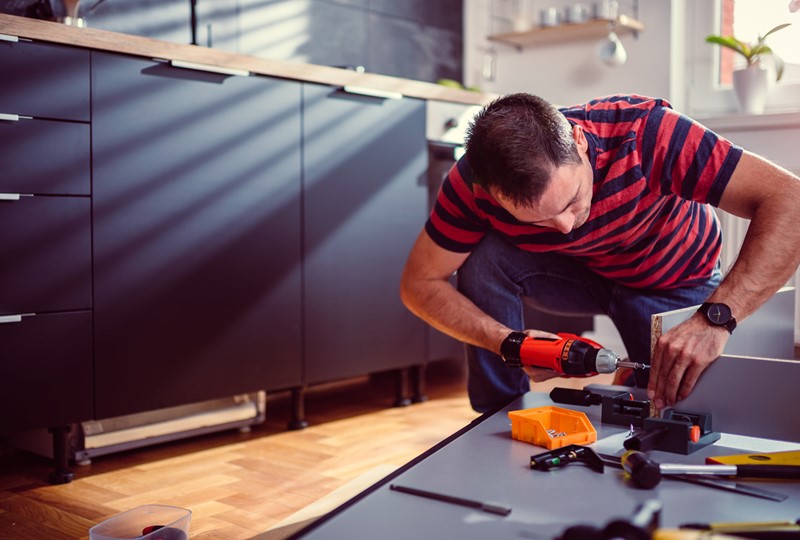 Remodeling a kitchen