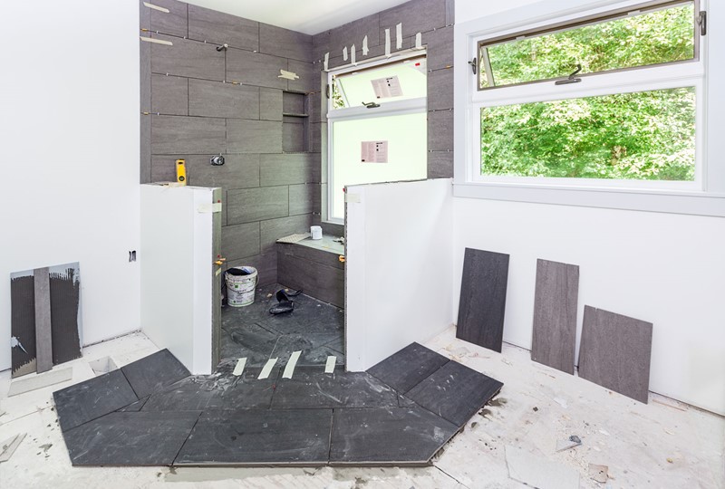 Remodeled bathroom