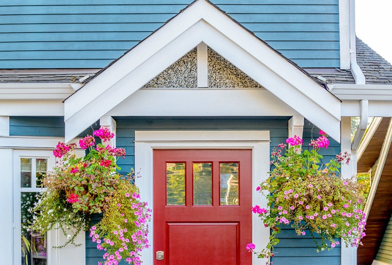 House front door