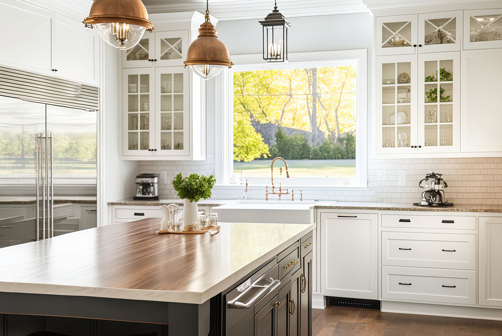 Remodeled kitchen